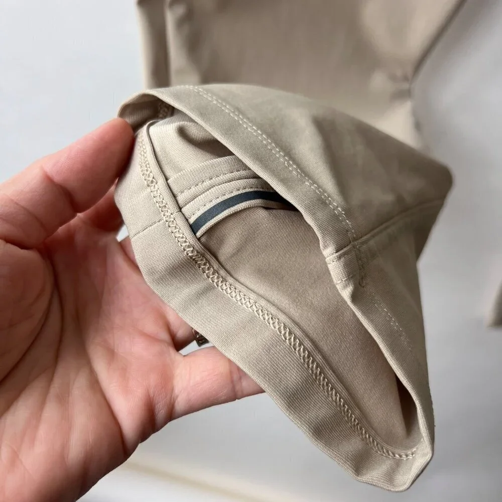 Lululemon ABC Slim-Fit Pant 27” – Warpstreme , Beige, Size 30 G113